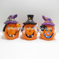 LED halloween ceramic pumpkin decor